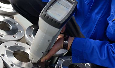 Spectral analysis of material composition