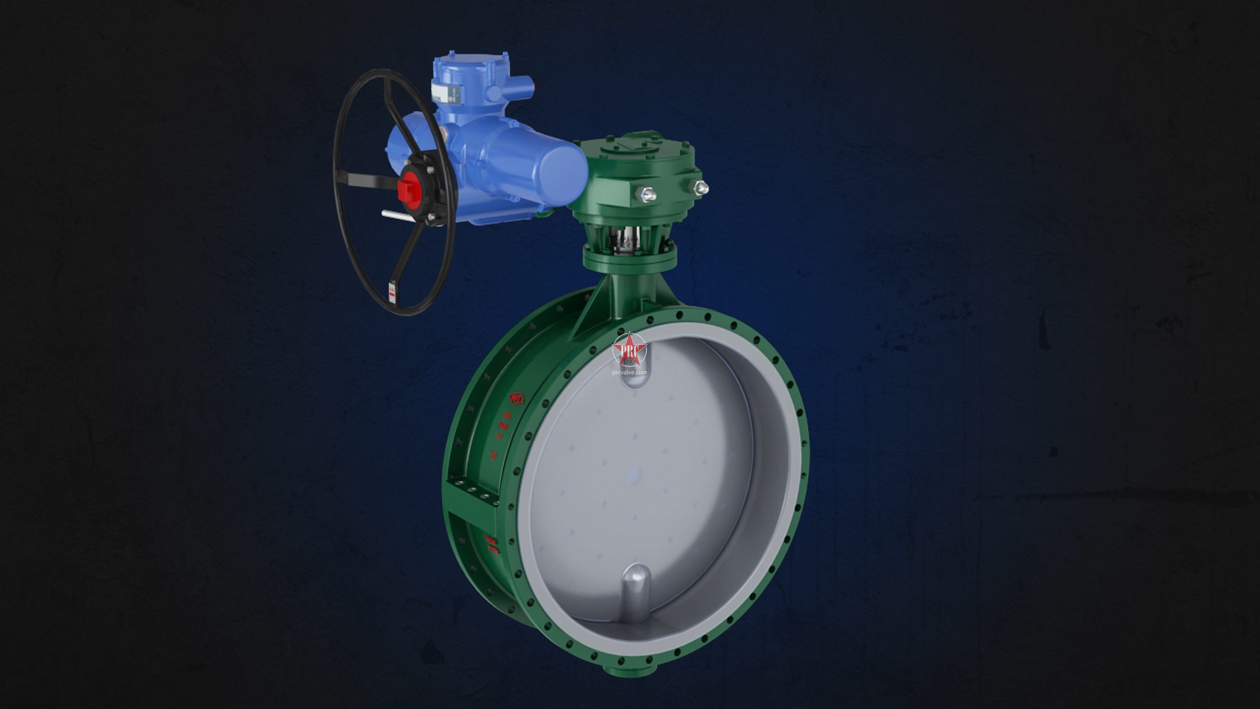 Fluorine Lined  Flange Butterfly Valve