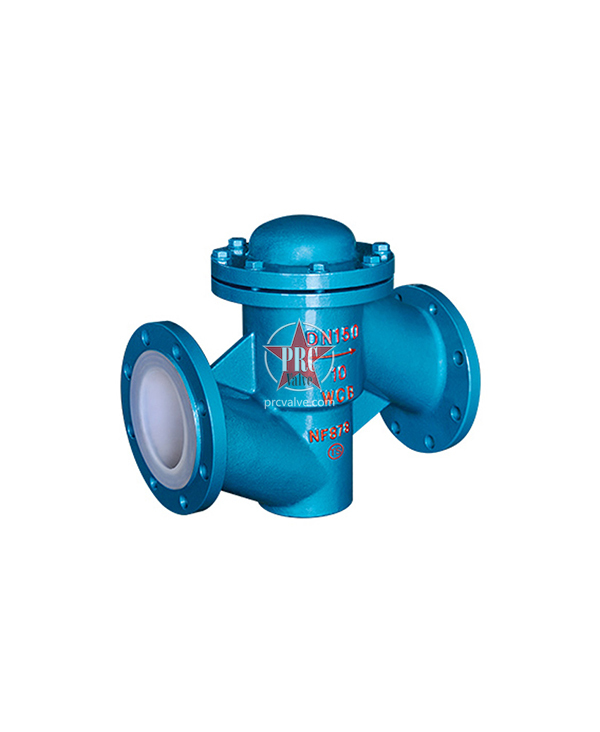 Fluorine-lined check valve (horizontal check valve)