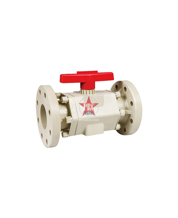 Reinforced flanged ball valves