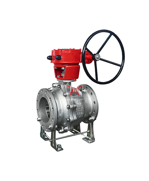 Cast steel floating ball valve