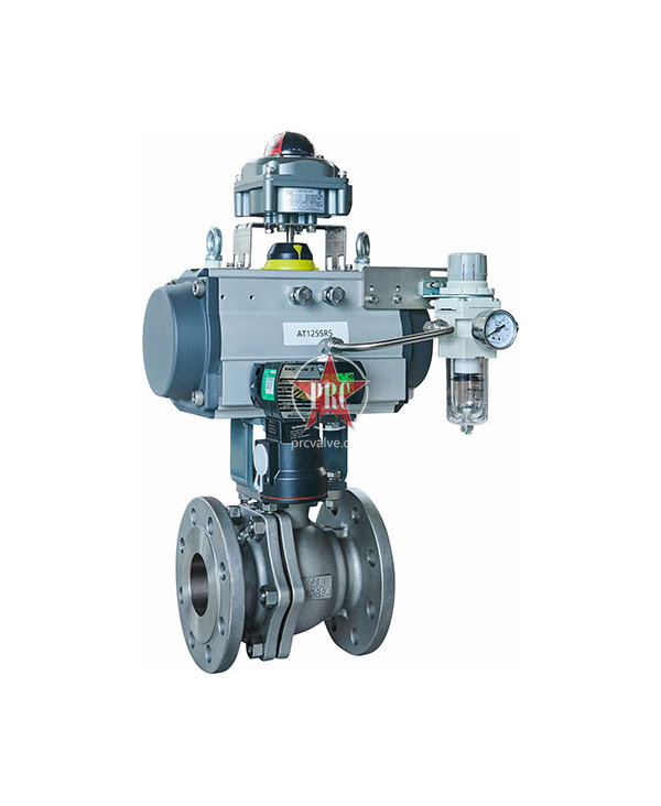 Pneumatic ball valve