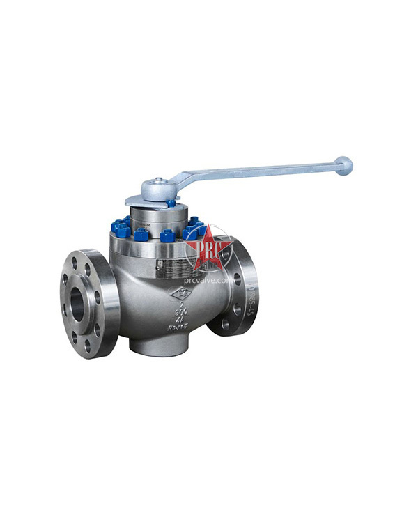 Handle mounted ball valve