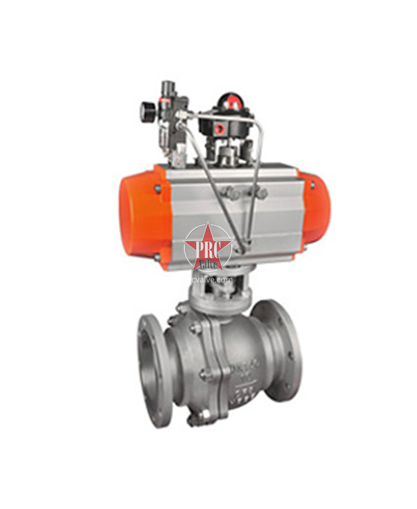 Cast steel floating ball valve