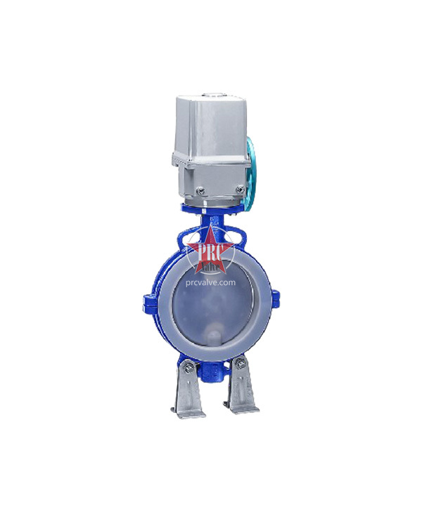 Regulating butterfly valve