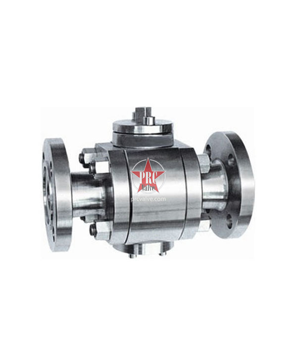 美标中法兰螺栓连接钢制球阀