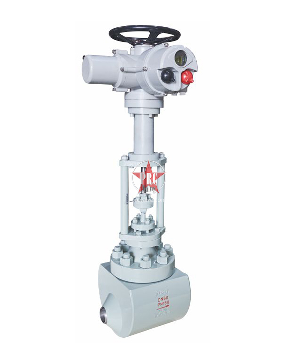 Electric high pressure forging regulating valve