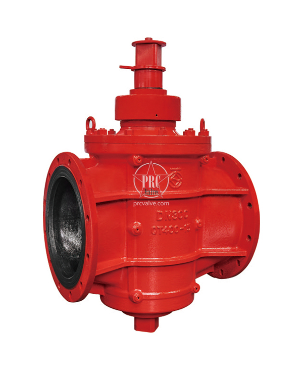 Special plug valve for coke oven gas
