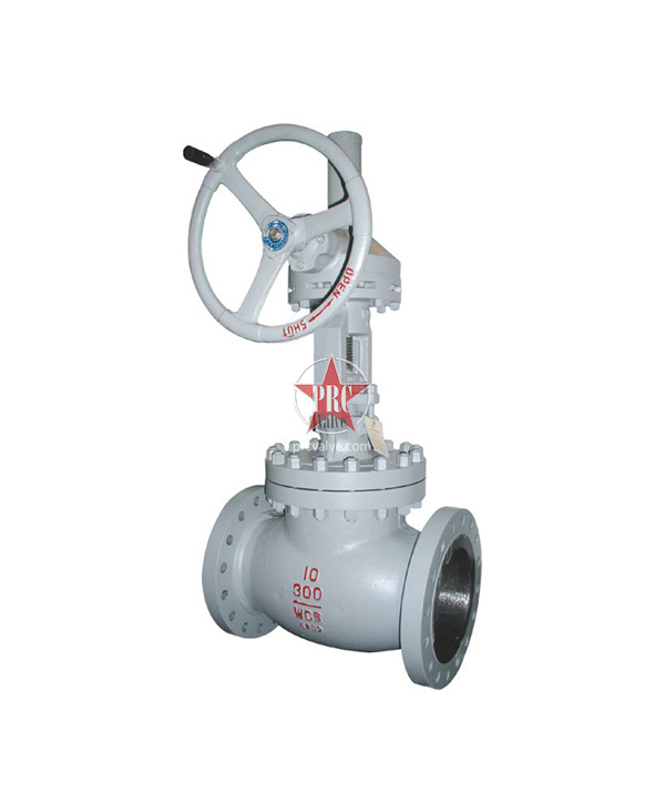Bevel gear globe valve