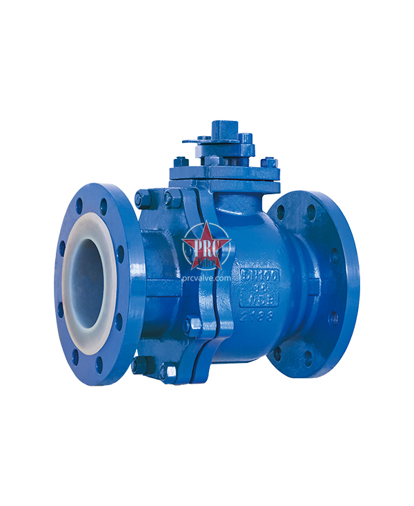 Fluorine lined clamp swing check valve