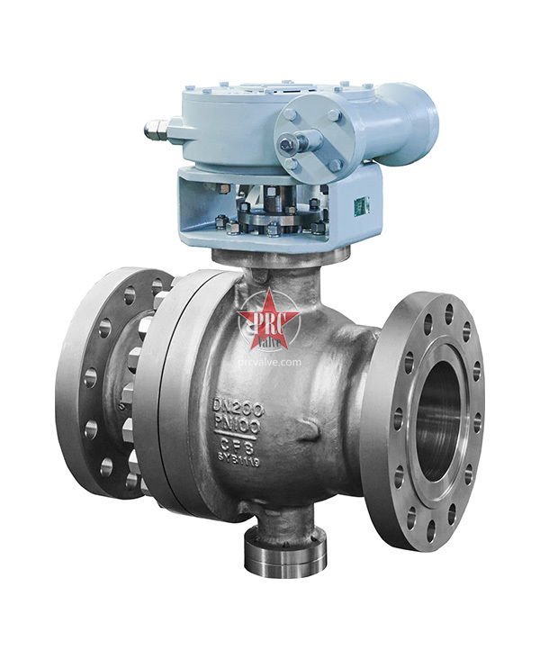 Trunnion ball valve