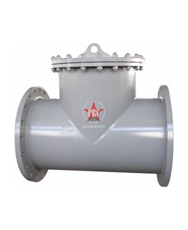 T-type straight-through flanged Strainer
