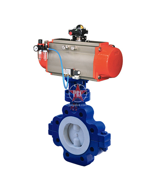 凸耳对夹衬氟蝶阀