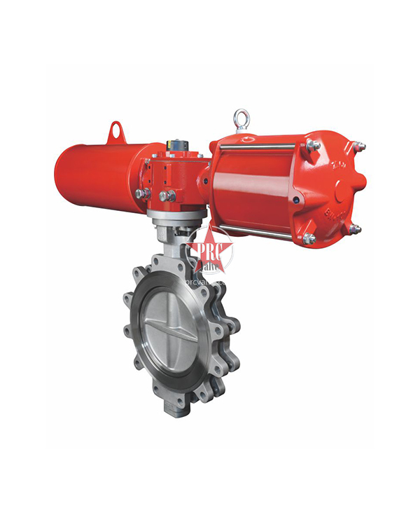 Pneumatic American standard clamp butterfly valve