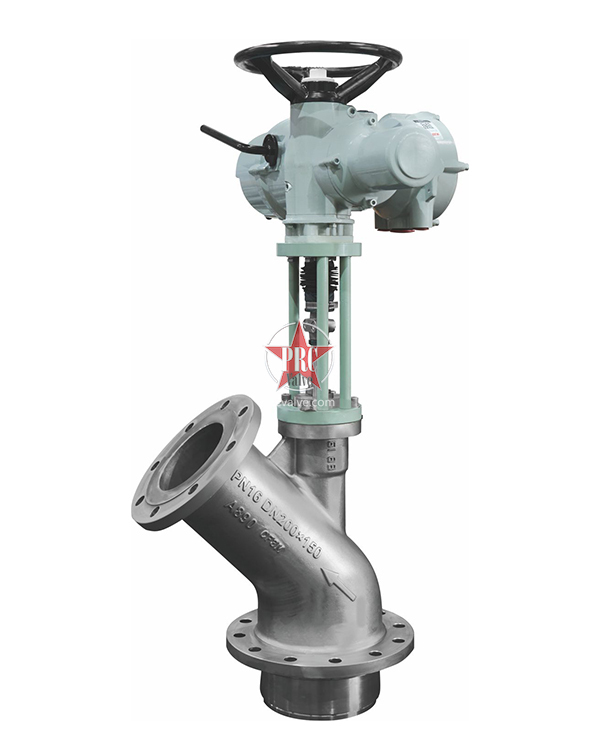 Electric integrated upward spreading discharge valve