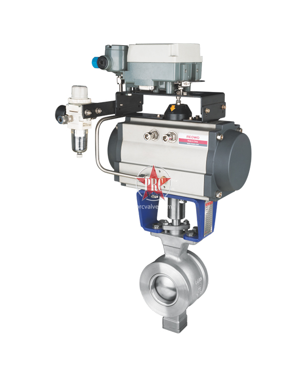 Pneumatic V-shaped Regulating Ball Valve