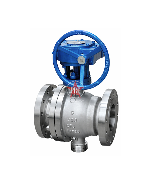 Cast steel fixed ball valve