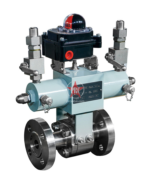 Hydraulic forged type floating ball valve
