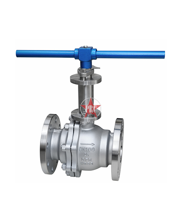 Cryogenic floating ball valve