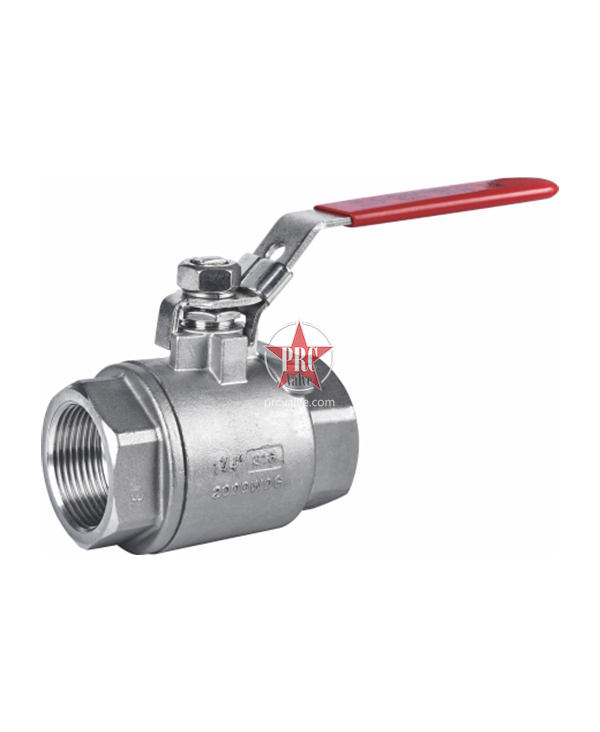 二片式螺纹球阀