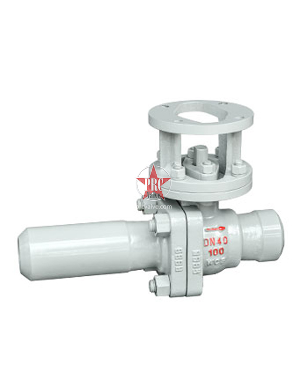 Cast steel floating ball valve