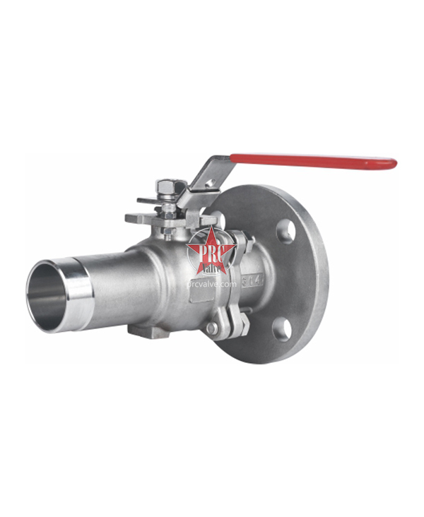 二片式焊接法兰球阀