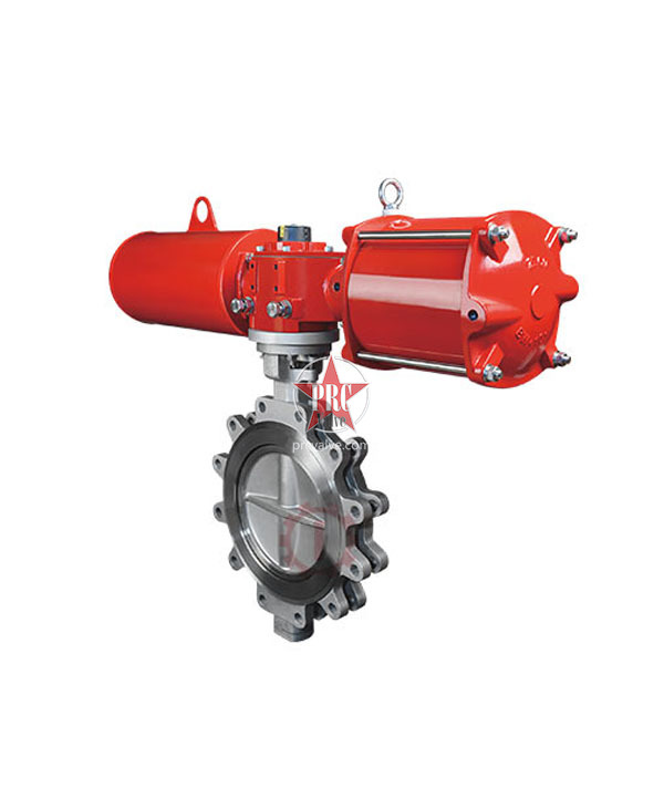 气动美标对夹蝶阀