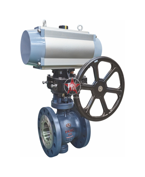 Ecentric regulating valve rotary valve