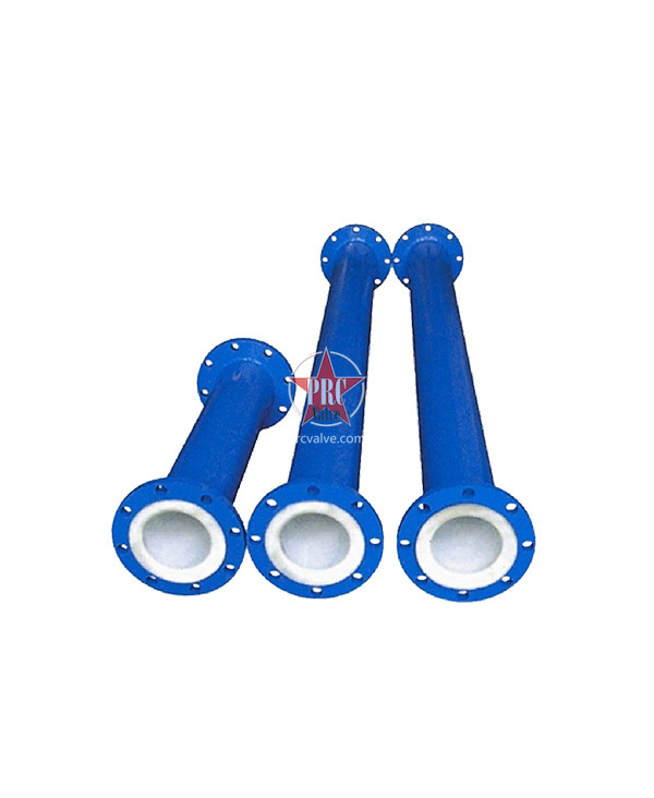 Fluorine-lined pipe fittings