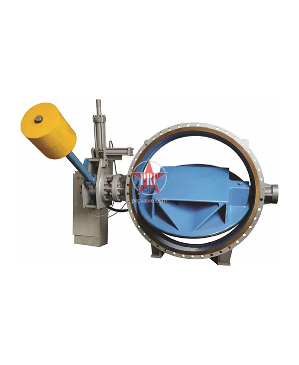 Hammer weighted slow-closing type hydraulic check butterfly valve