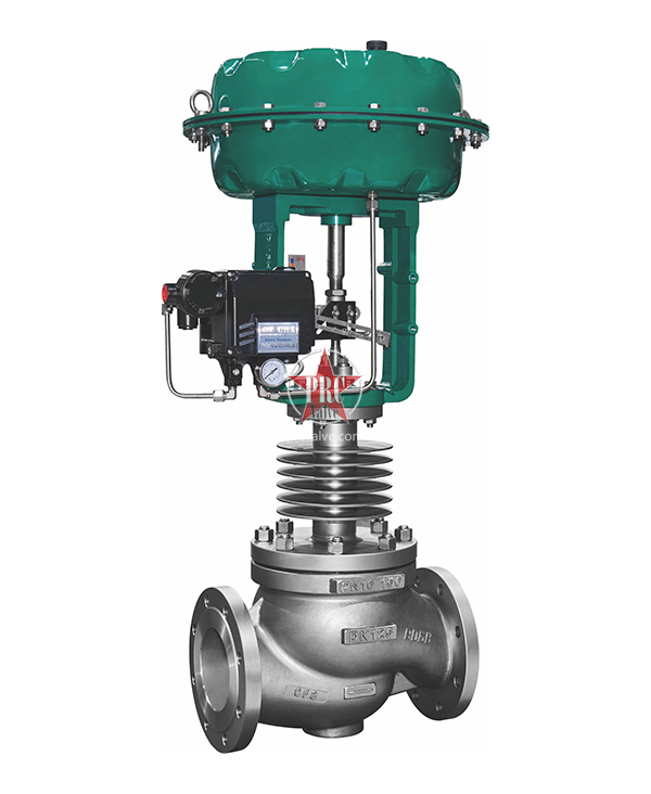 Pneumatic fluorine lined diaphragm valve