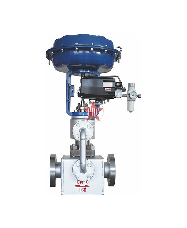 Pneumatic jacket insulation high pressure difference control valve