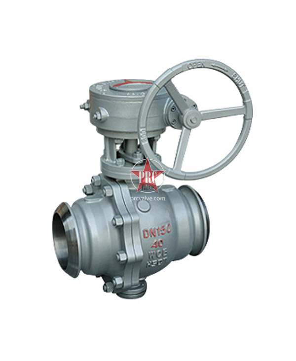 Cast steel fixed ball valve