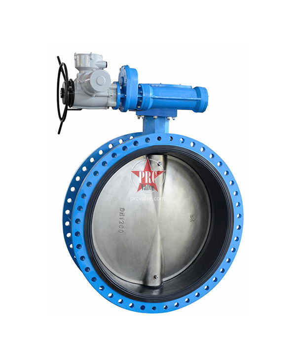 Electric concentric flange butterfly valve