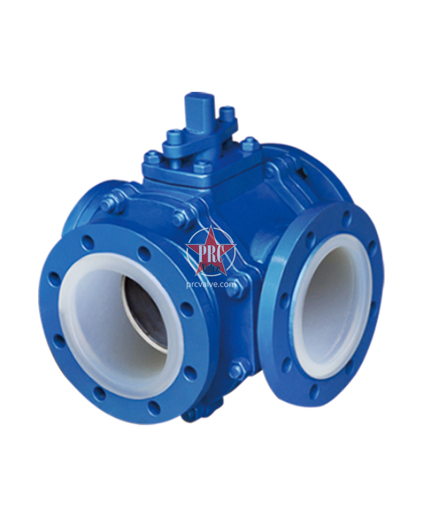 Three way ball valve
