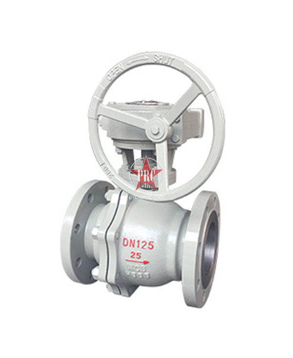 Cast steel floating ball valve