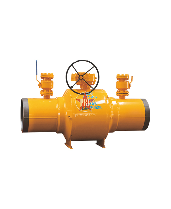 Double Vent All Welded Ball Valve With Sleeve