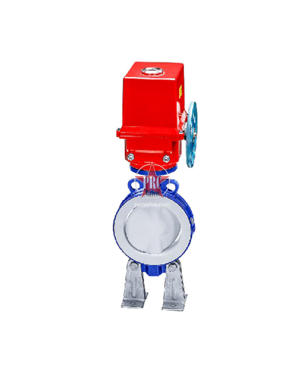 Regulating butterfly valve