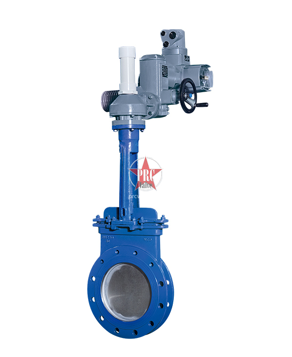 Electric high-temperature regulating gate valve
