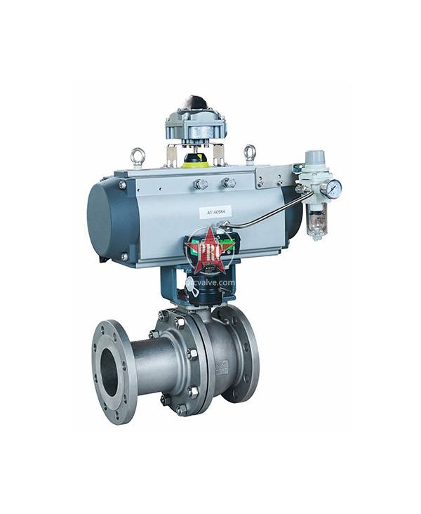 Pneumatic ball valve
