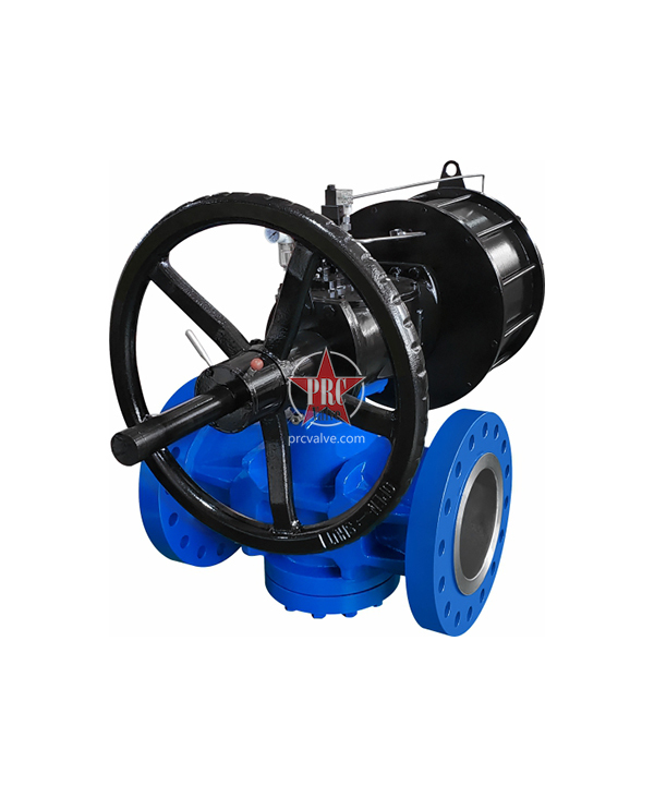 美标倒装压力平衡油密封气动旋塞阀