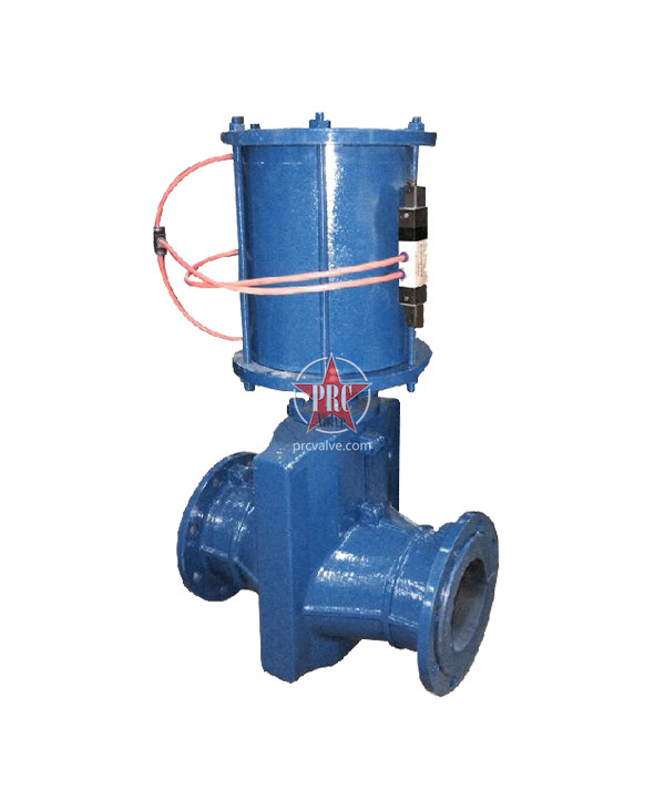 Pneumatic pipe clamp valve