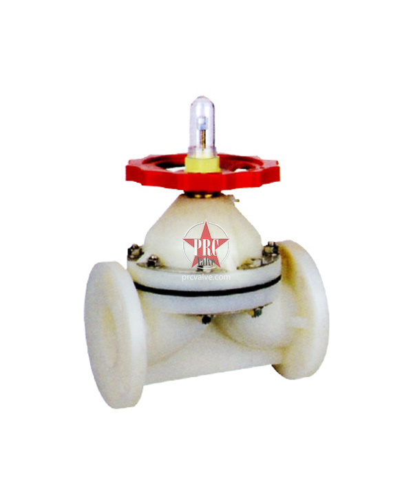 全塑法兰式隔膜阀