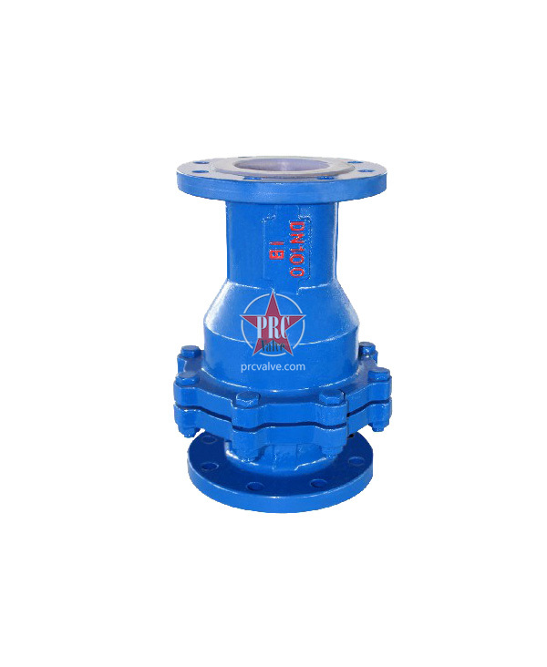 Fluorine lined check valve