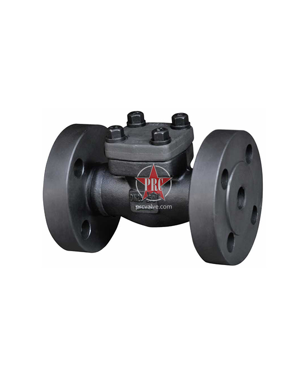Forged steel lift Swing-open flange check valve