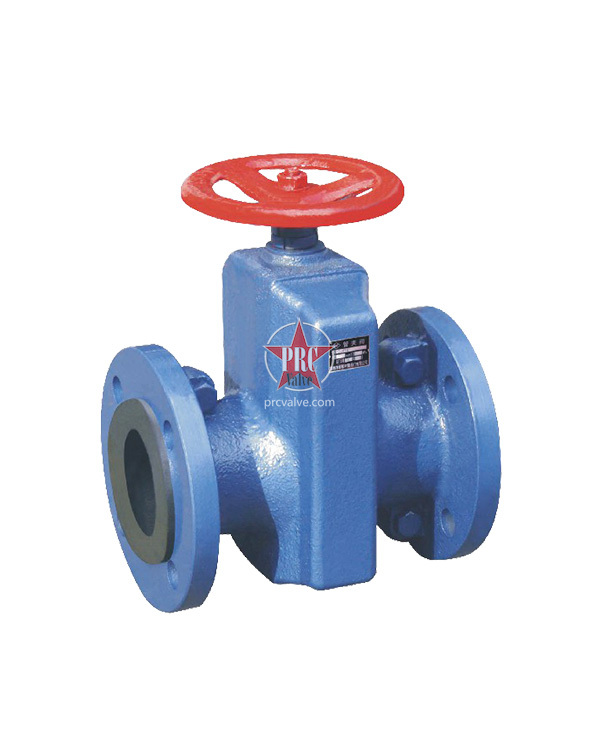 Cast iron pipe clamp valve