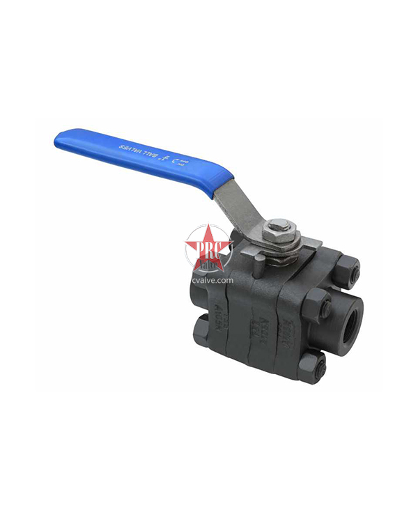 Three-stage ball valve