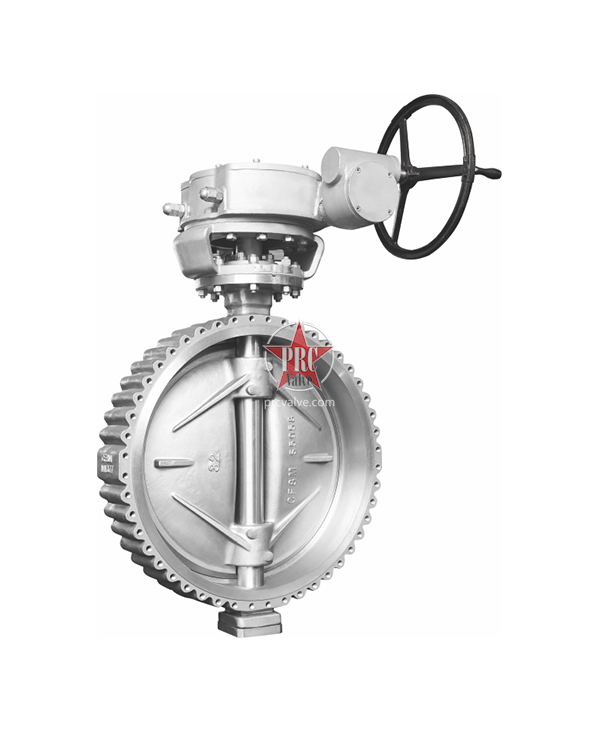 Three Eccentric Hard Hitting All Metal Sealing Lug Butterfly Valve