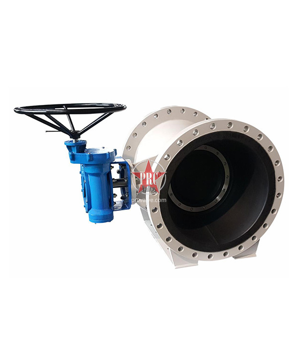Double offset rubber sealed Flanged Butterfly Valve (Body Lined with Rubber)