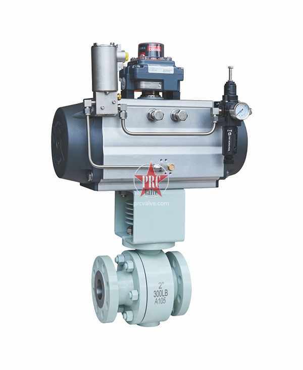 Pneumatic high pressure female thread ball valve